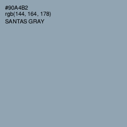 #90A4B2 - Santas Gray Color Image